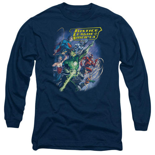 Justice League Onward Long Sleeve T-Shirt
