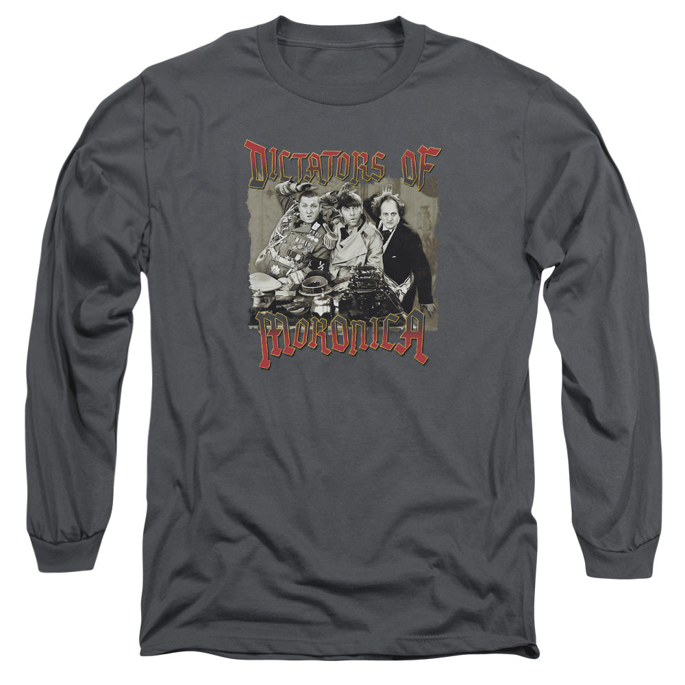 The Three Stooges Dictators of Moronica Long Sleeve T-Shirt