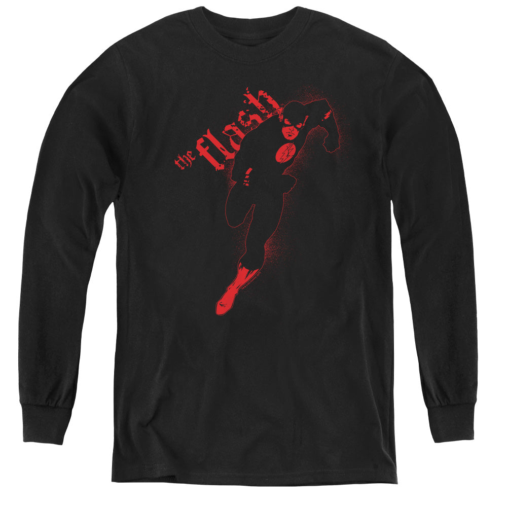 Justice League Flash Darkness Youth Long Sleeve T-Shirt