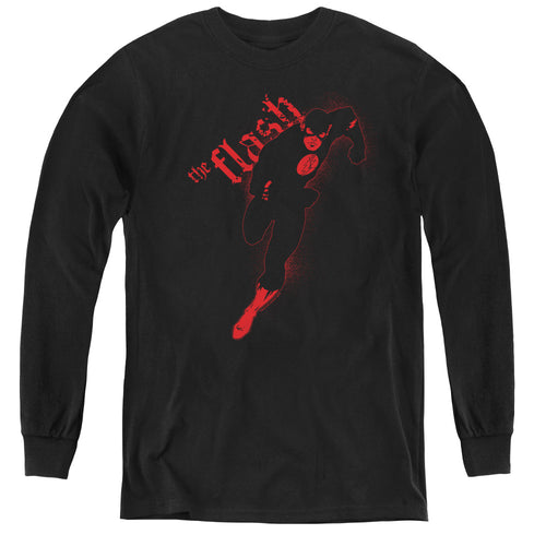 Justice League Flash Darkness Youth Long Sleeve T-Shirt