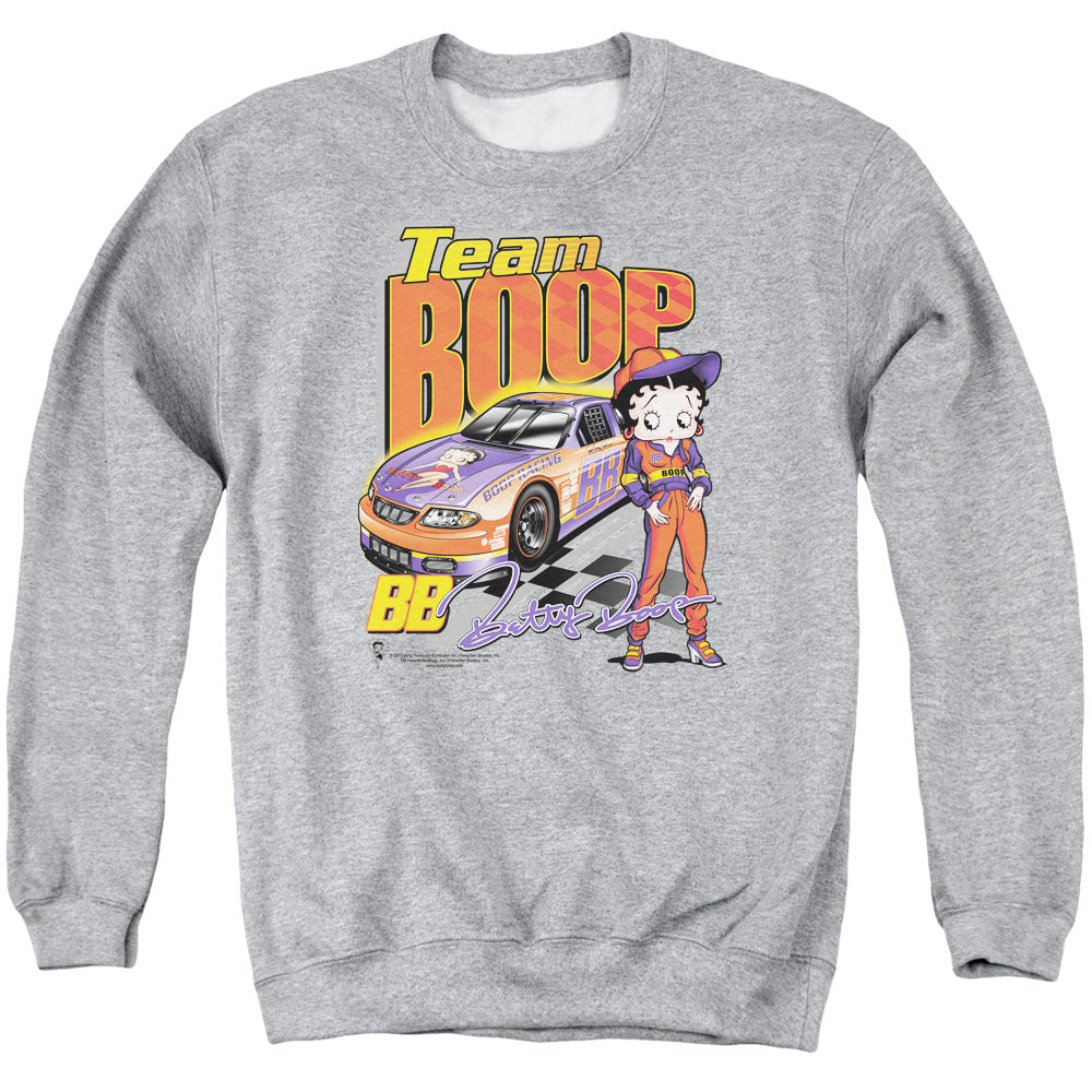 Betty Boop Team Boop Racing Crewneck Sweatshirt