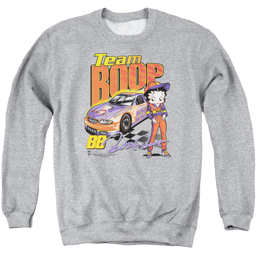 Betty Boop Team Boop Racing Crewneck Sweatshirt