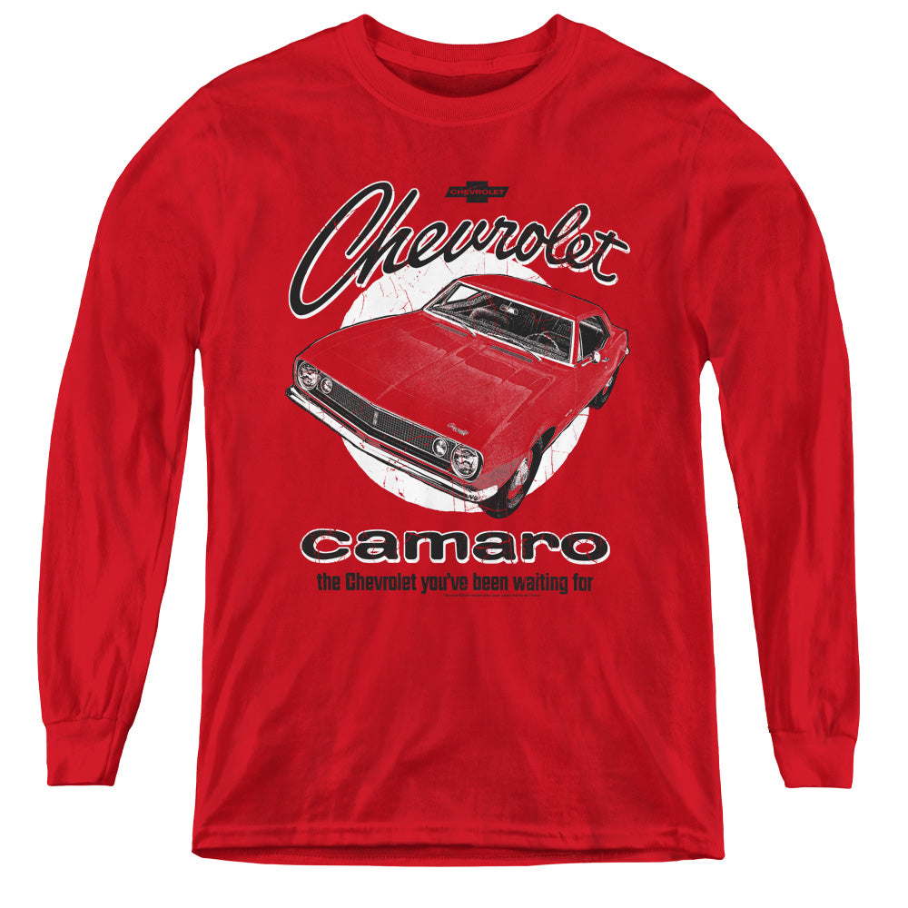 Chevy Retro Camaro Youth Long Sleeve T-Shirt