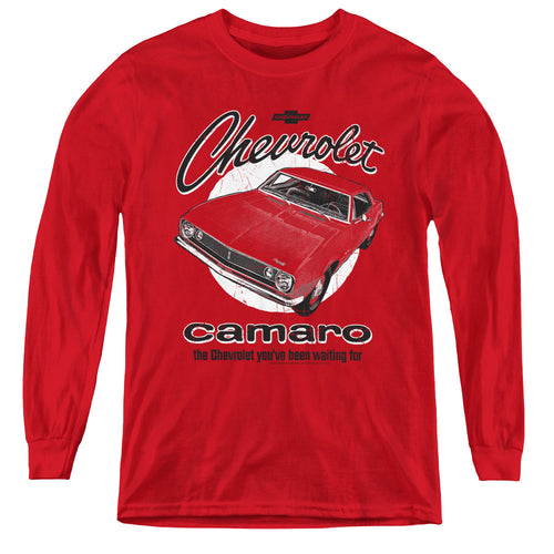 Chevy Retro Camaro Youth Long Sleeve T-Shirt