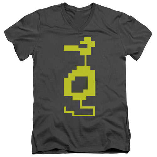 Atari Adventure Dragon Yellow V-Neck T-Shirt