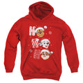 Paw Patrol Chase Marshall Rubble Christmas Santa Hats Youth Hoodie