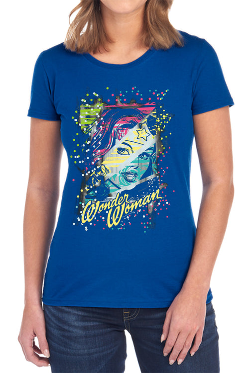 DC Comics Color Block Womens T-Shirt