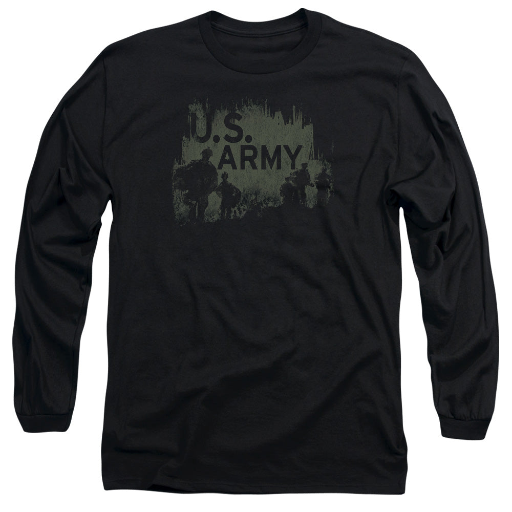 US Army Soldiers Silhouette Long Sleeve T-Shirt