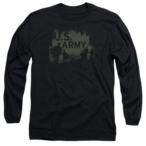 US Army Soldiers Silhouette Long Sleeve T-Shirt
