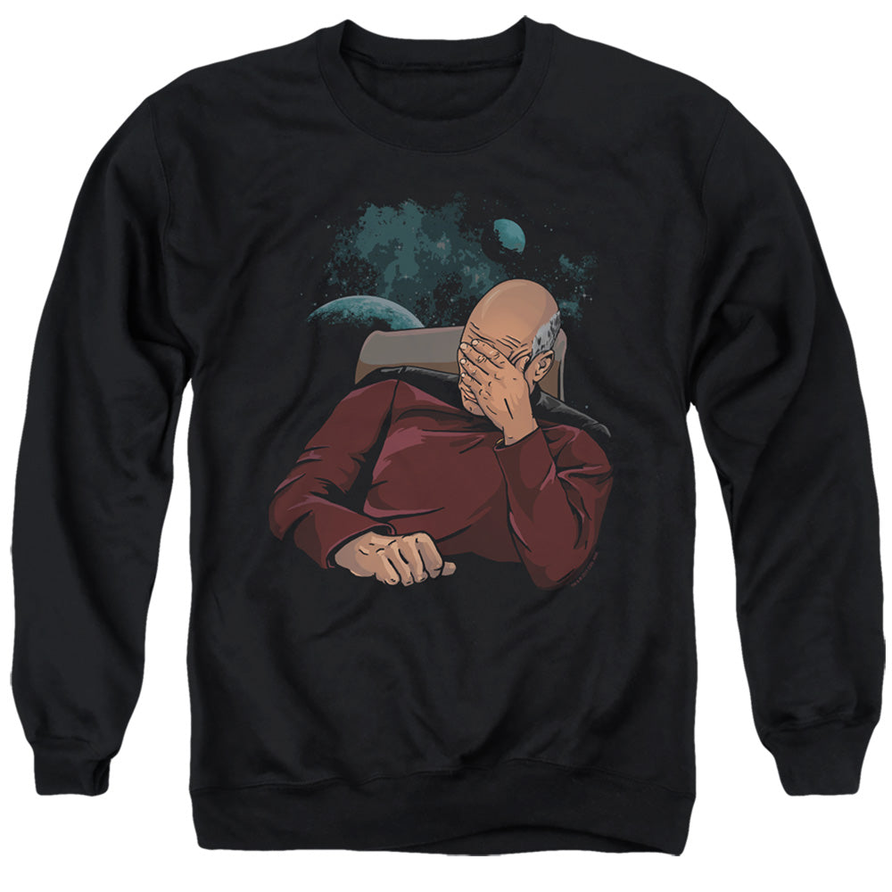 Star Trek Picard Facepalm Crewneck Sweatshirt