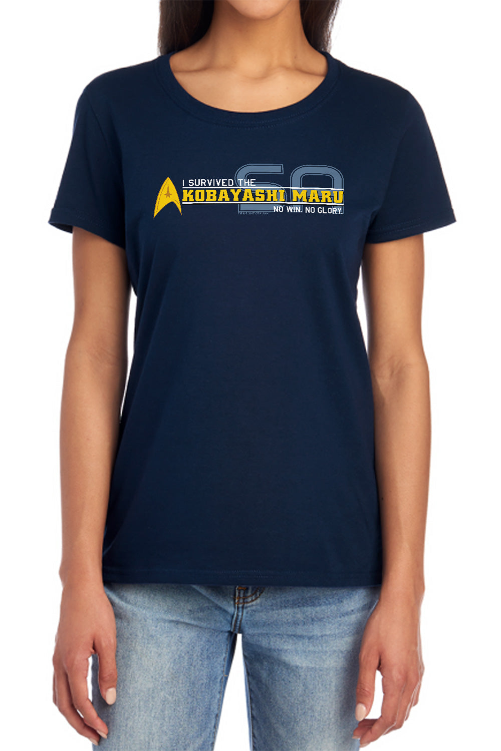 Star Trek Starfleet Academy I Survived the Kobayashi Maru Womens T-Shirt