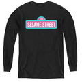 Sesame Street Pink Logo Youth Long Sleeve T-Shirt