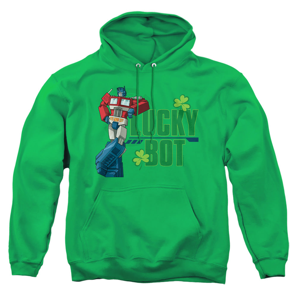 Transformers ST. Patrick's Day Optimus Prime Lucky Bot Pullover Hoodie