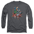 Justice League Starburst Long Sleeve T-Shirt