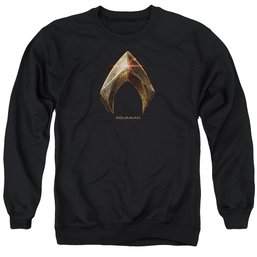 Justice League Aquaman Logo Crewneck Sweatshirt