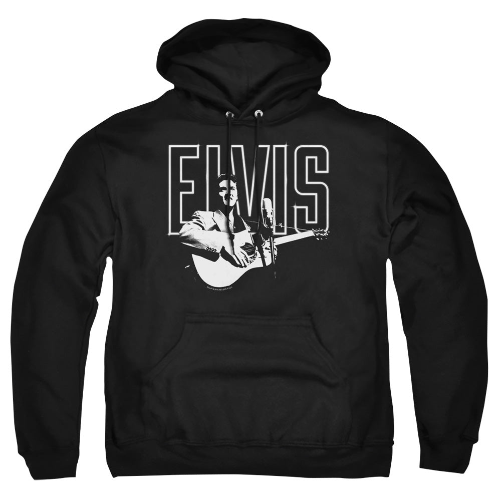 Elvis Presley White Glow Pullover Hoodie