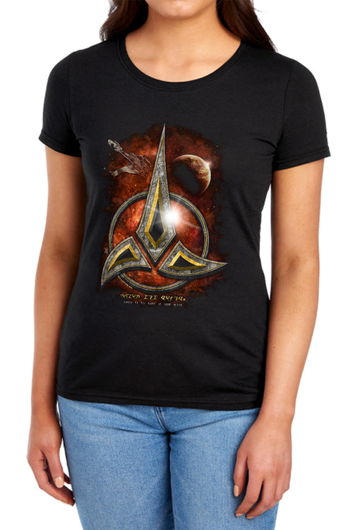 Star Trek Klingon Crest Womens T-Shirt