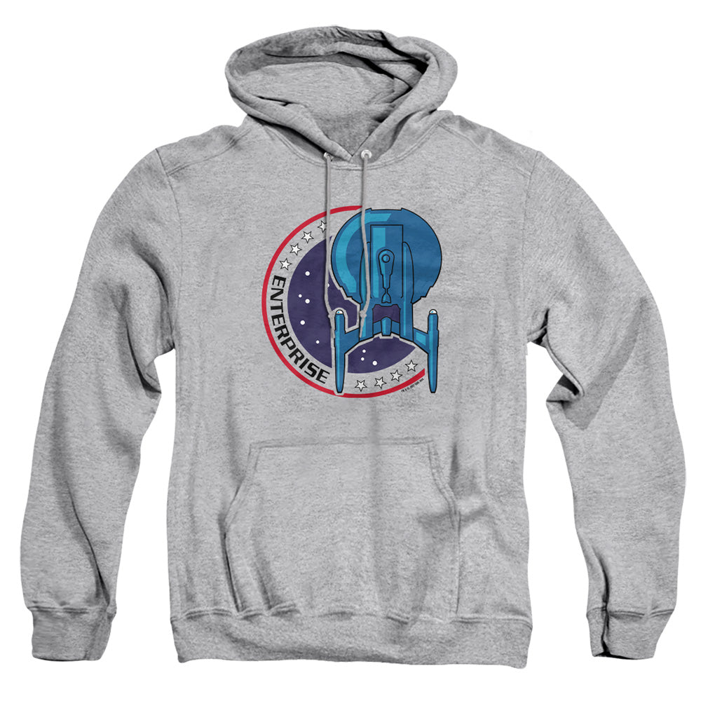 Star Trek Enterprise Patch Grey Pullover Hoodie