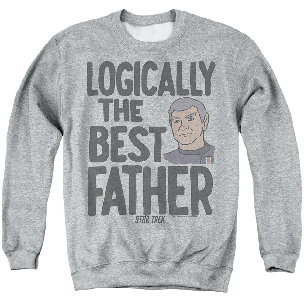Star Trek Logically the Best Father Crewneck Sweatshirt