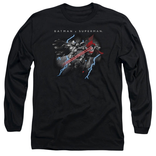 Batman v Superman Lightning Fight Long Sleeve T-Shirt