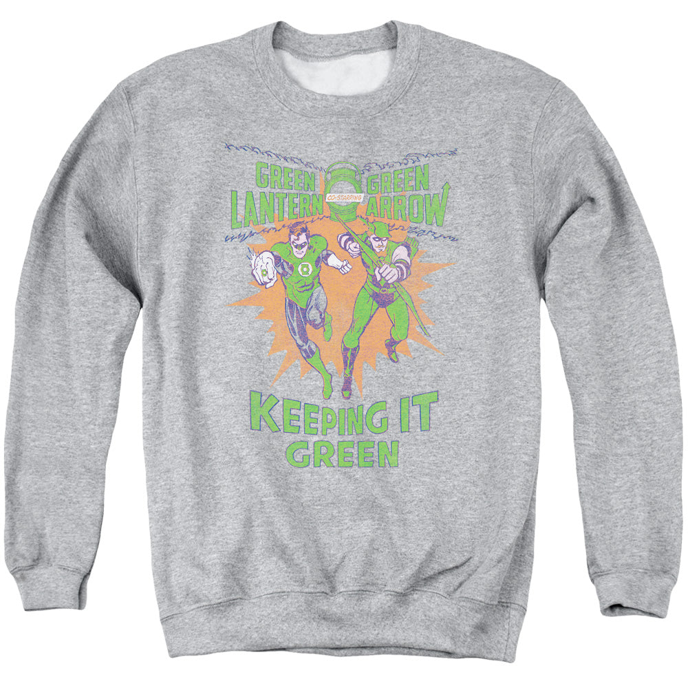 Green Lantern Keeping It Green Crewneck Sweatshirt