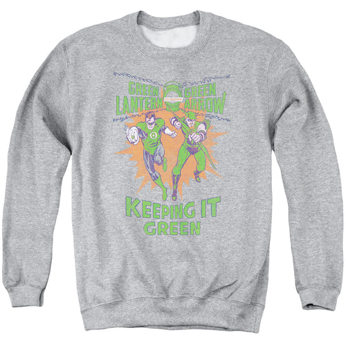 Green Lantern Keeping It Green Crewneck Sweatshirt