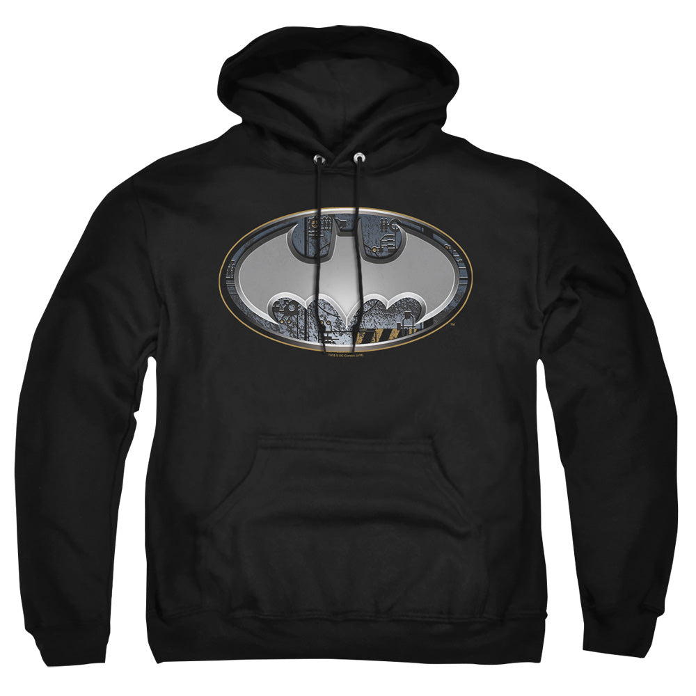 Batman Steel Wall Shield Pullover Hoodie