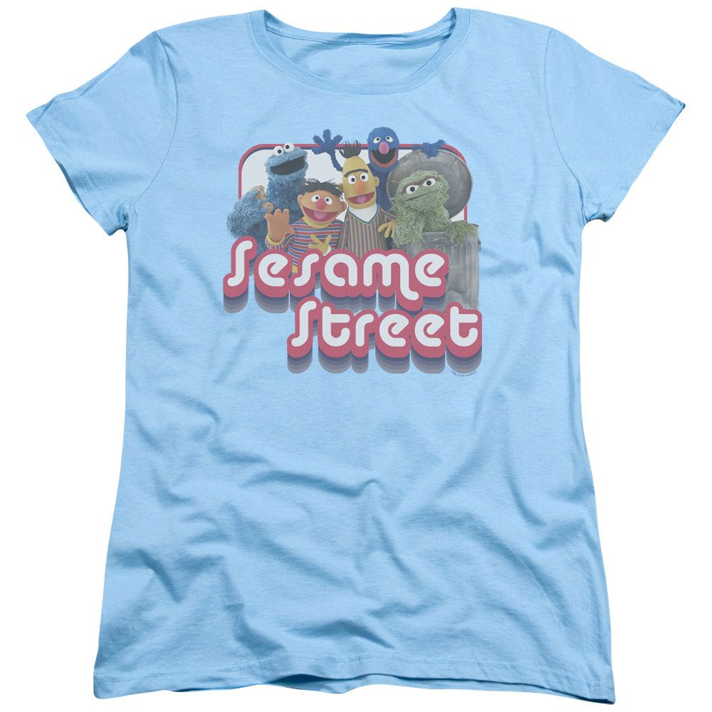 Sesame Street Groovy Group Womens T-Shirt