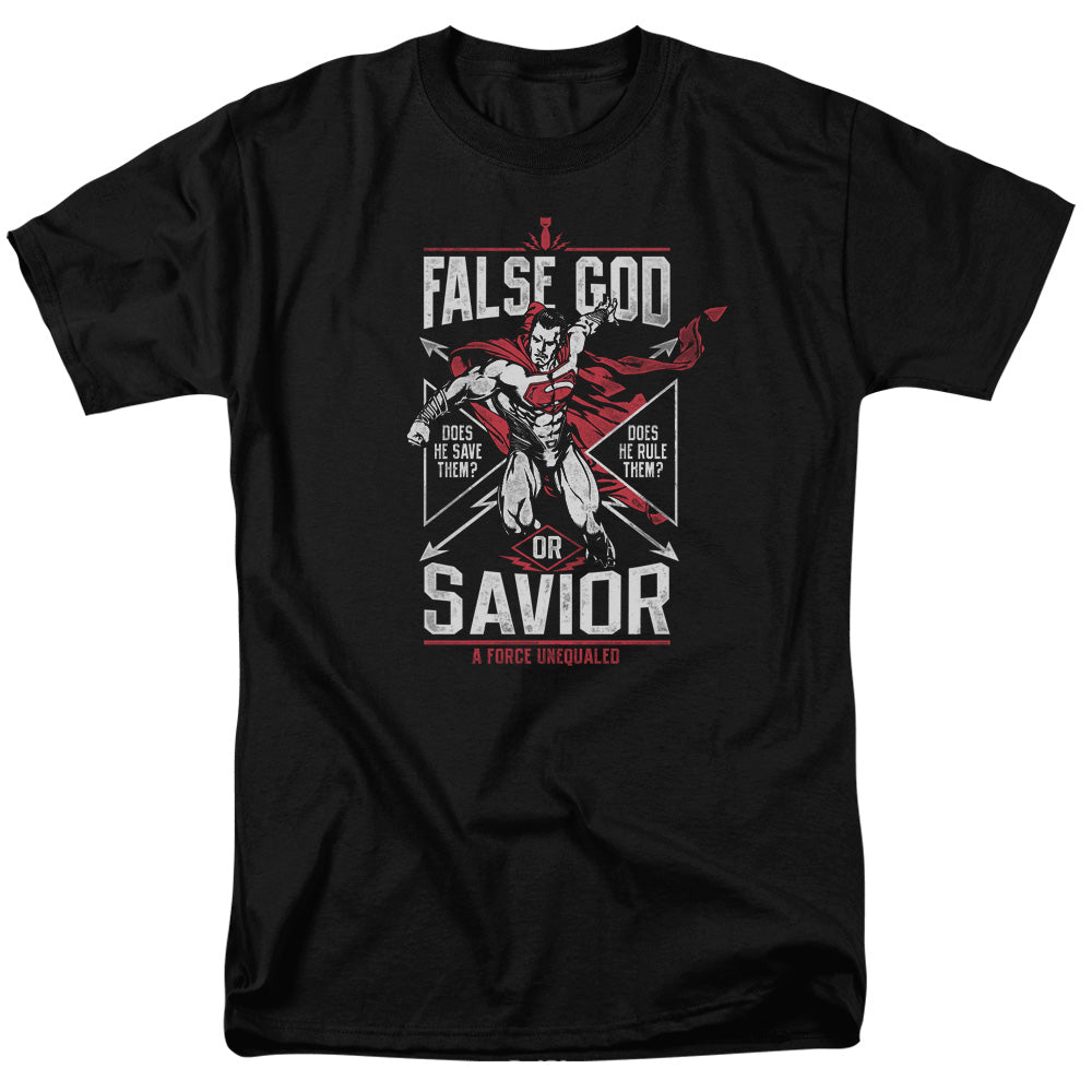 Batman v Superman False God Or Savior T-Shirt