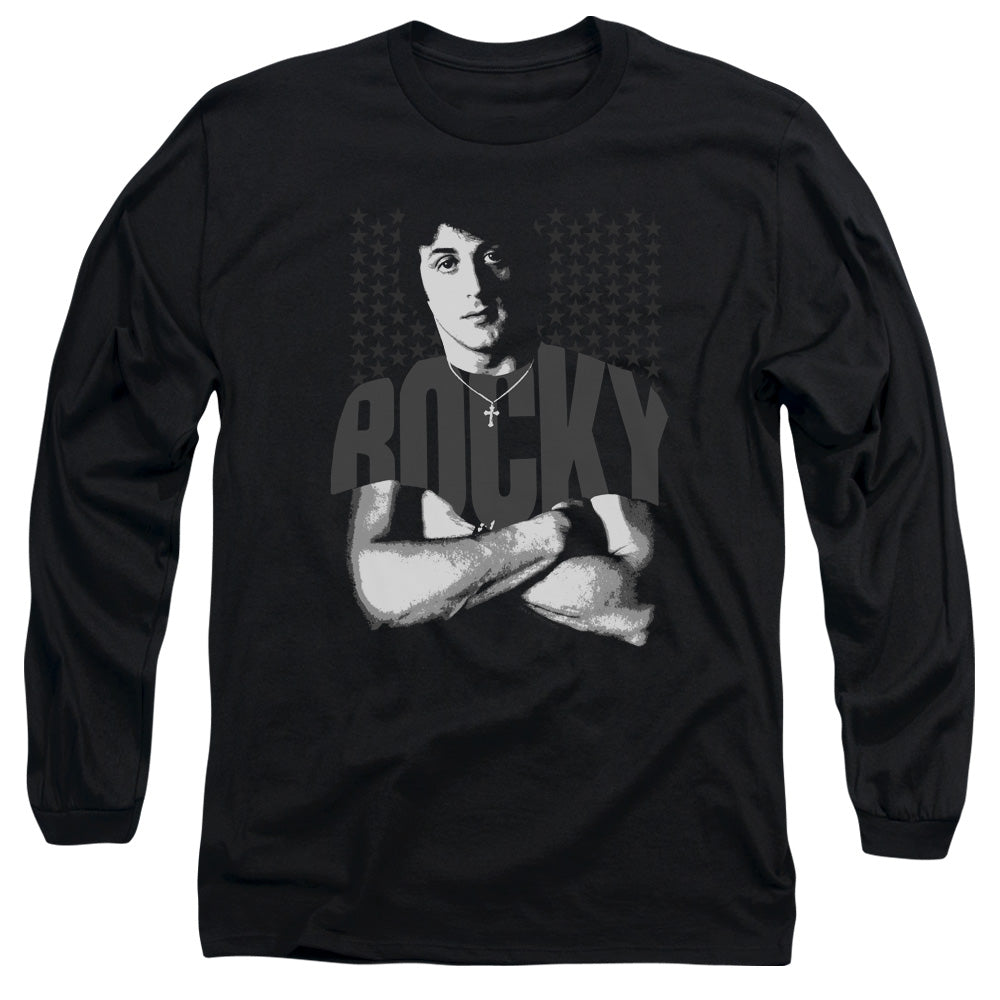 Rocky Arms Crossed Long Sleeve T-Shirt
