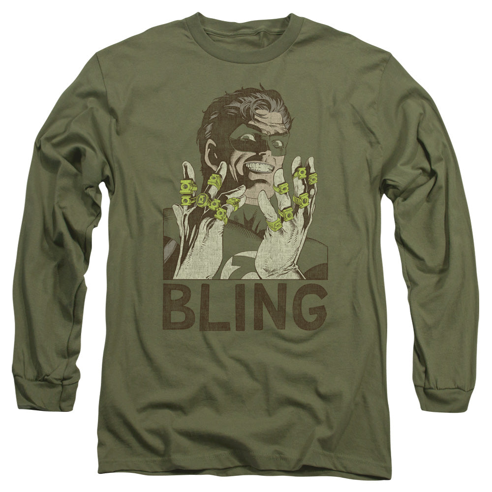 Green Lantern Bling Bling Long Sleeve T-Shirt
