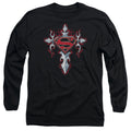 Superman Gothic Steel Logo Long Sleeve T-Shirt