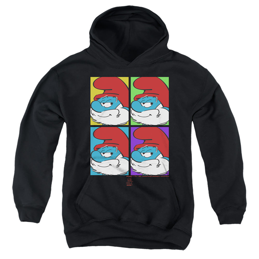 The Smurfs Papa Smurf Tiles Youth Hoodie