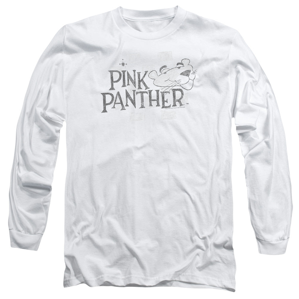 Pink Panther Sketch Logo Long Sleeve T-Shirt