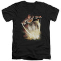 Superman Explosive V-Neck T-Shirt