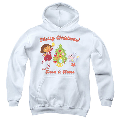 Dora the Explorer Happy Holidays From Dora And Boots Youth Hoodie