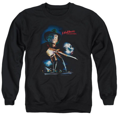 A Nightmare on Elm Street Original Poster Crewneck Sweatshirt