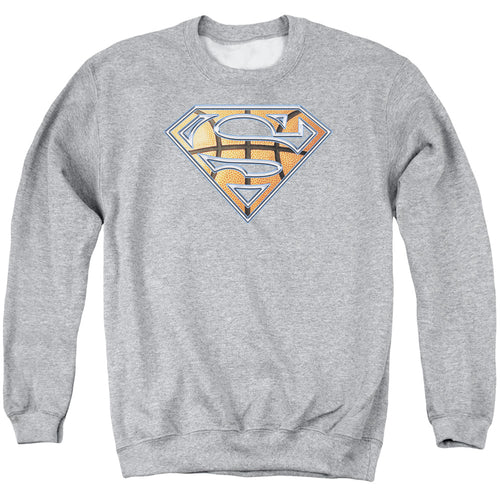 Superman Basketball Shield Crewneck Sweatshirt