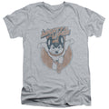 Mighty Mouse Flying with Purpose V-Neck T-Shirt
