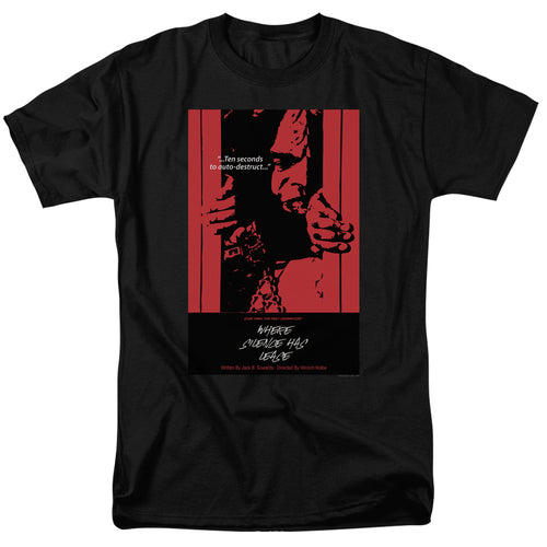 Star Trek Where Silence Has Lease Black T-Shirt