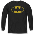 Batman Washed Bat Logo Youth Long Sleeve T-Shirt