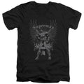 Superman Steel Black V-Neck T-Shirt