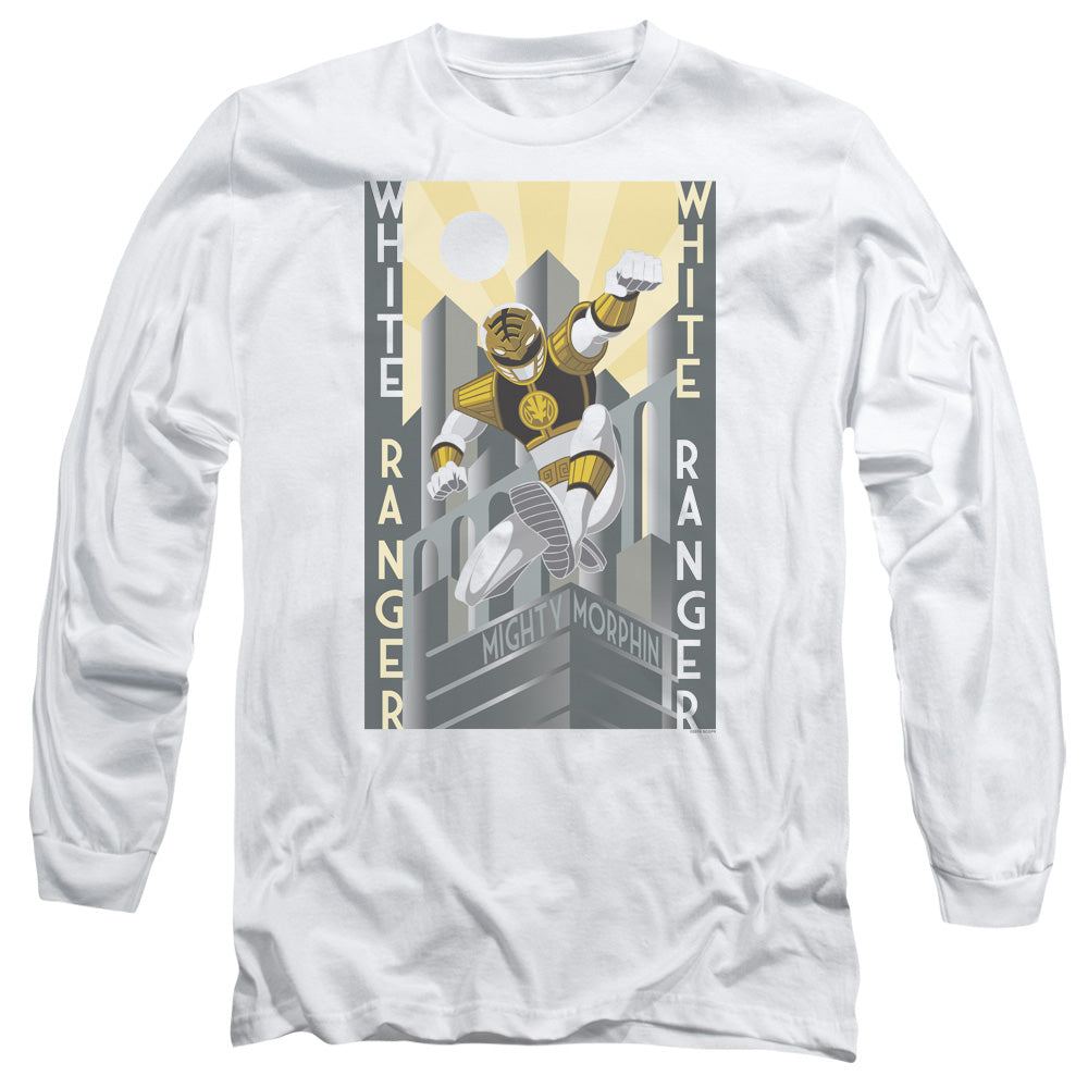 Mighty Morphin Power Rangers White Ranger Duo Long Sleeve T-Shirt
