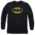 Batman Bm Neon Distress Logo Long Sleeve T-Shirt