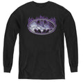 Batman Cracked Shield Youth Long Sleeve T-Shirt