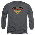 Superman German Shield Long Sleeve T-Shirt