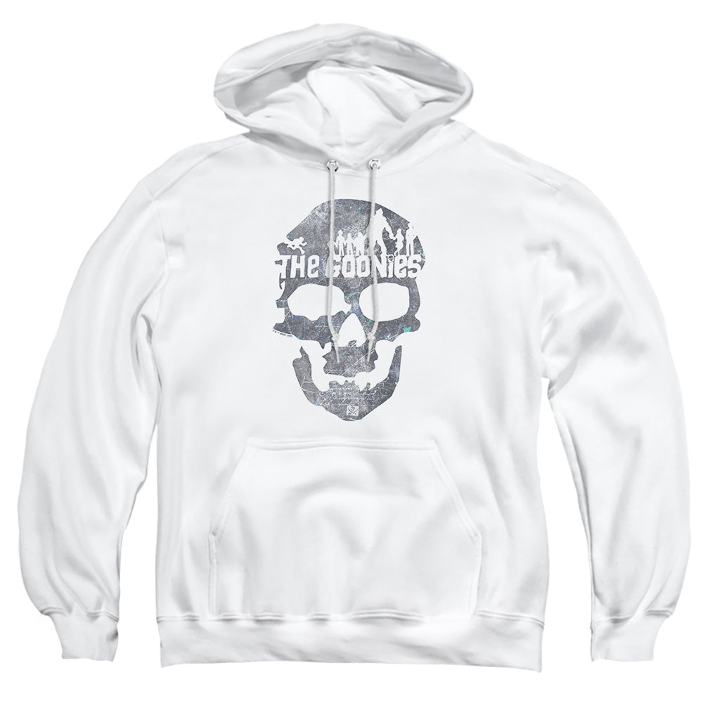 The Goonies Skull Silhouettes White Pullover Hoodie