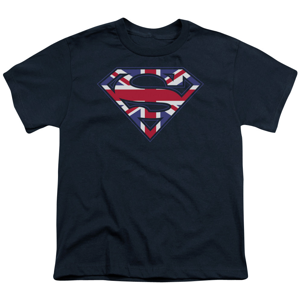 Superman Great Britian Shield Youth/Toddler T-Shirt