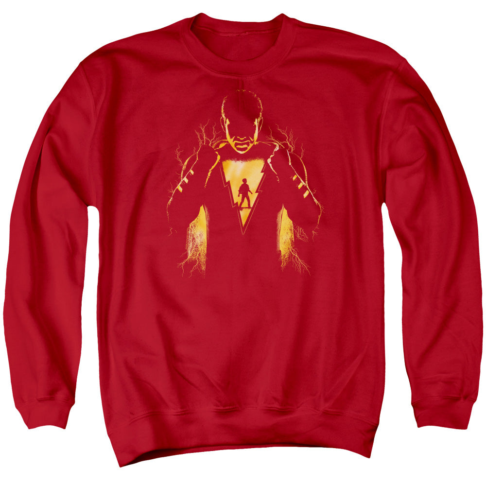 Shazam! What's Inside Red Crewneck Sweatshirt