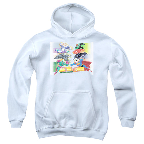Justice League Evildoers Beware Youth Hoodie